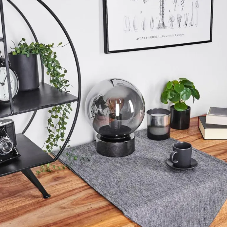 Lampe de table Vilmar Chrome, 1 lumière