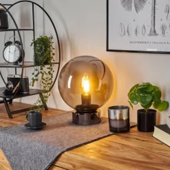 Lampe de table Vilmar Chrome, 1 lumière