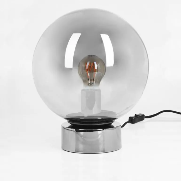 Lampe de table Vilmar Chrome, 1 lumière