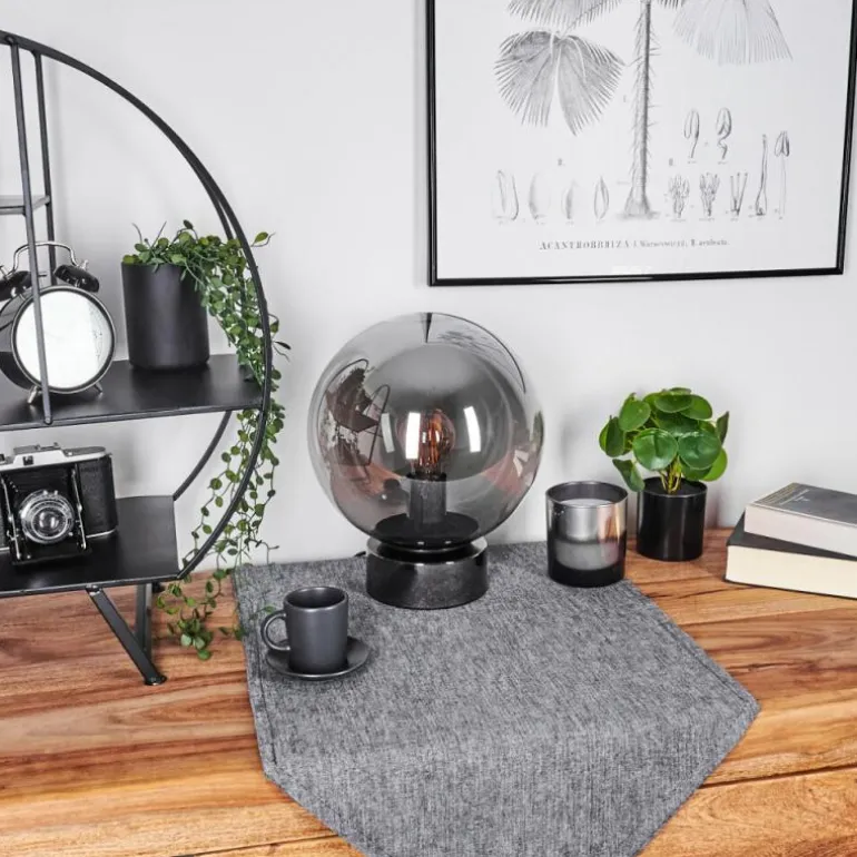 Lampe de table Vilmar Chrome, 1 lumière