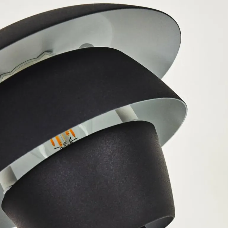 Lampe de table Wacissa Noir, 1 lumière, Changeur de couleurs