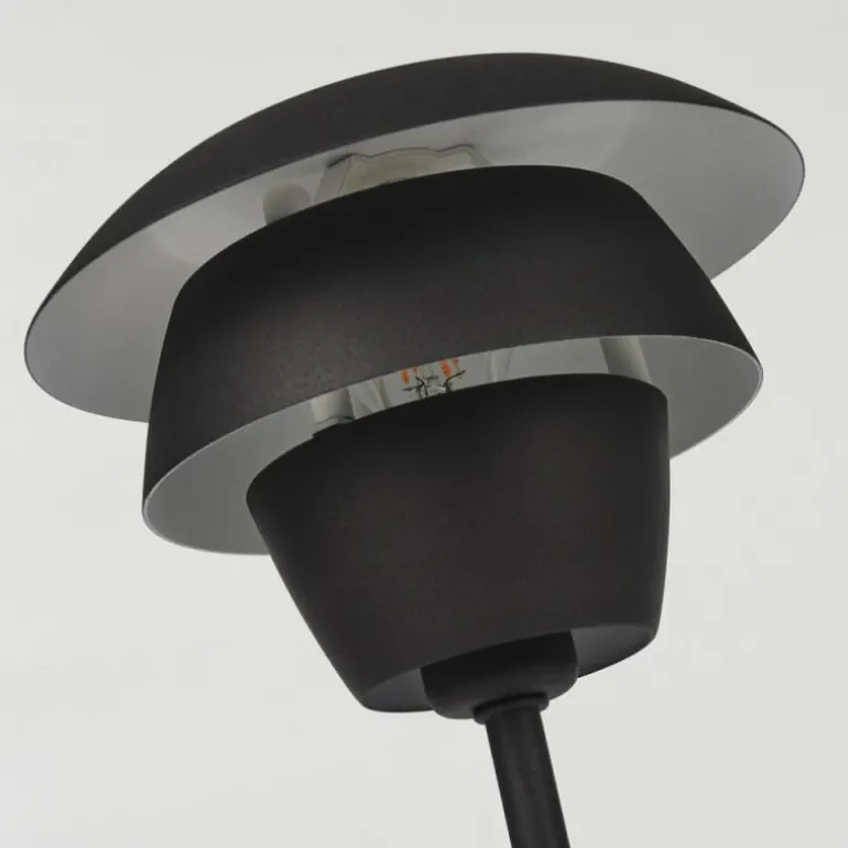 Lampe de table Wacissa Noir, 1 lumière, Changeur de couleurs