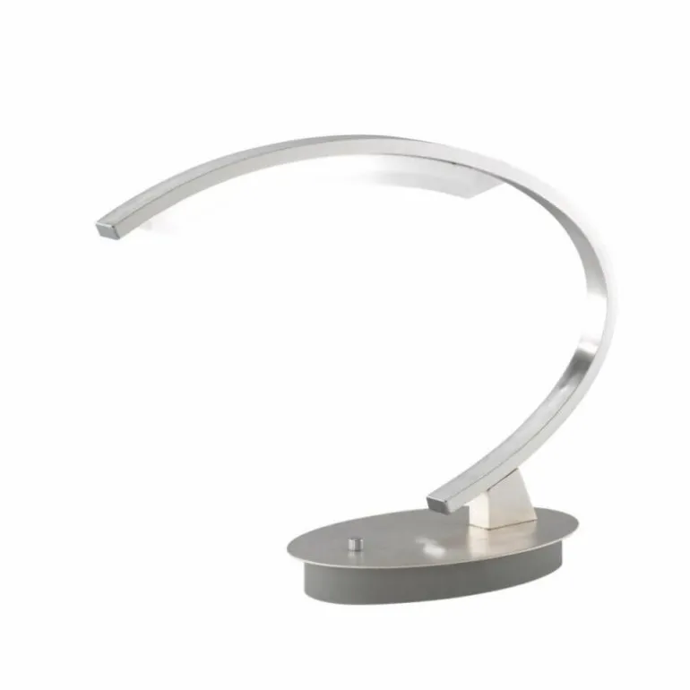 Lampe de table Wofi SEGURA LED Nickel mat, 1 lumière