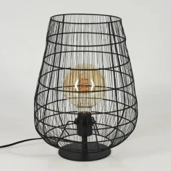 Lampe de table Yachats Noir, 1 lumière