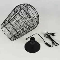 Lampe de table Yachats Noir, 1 lumière