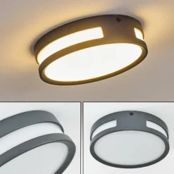 Lampe d'extérieur Chiavari LED Anthracite, 1 lumière