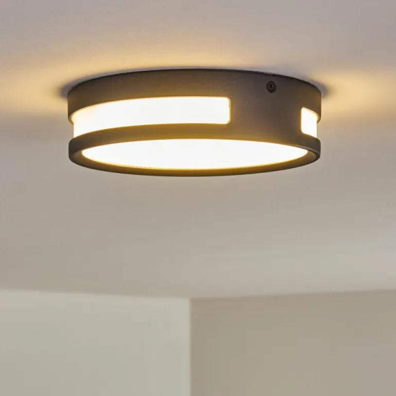 Lampe d'extérieur Chiavari LED Anthracite, 1 lumière