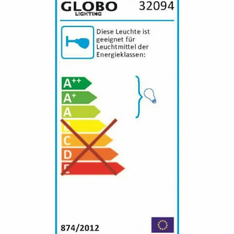Lampe d'extérieur Globo CORNUS Acier inoxydable, 1 lumière