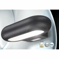 Lampe d'extérieur Globo RINAH LED Anthracite, Gris, 1 lumière
