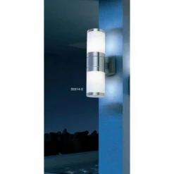 Lampe d'extérieur Globo XELOO Acier inoxydable, 2 lumières