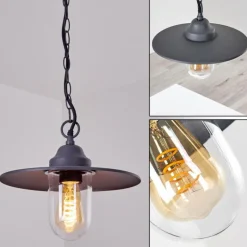 Lampe d'extérieur Mijas Anthracite, 1 lumière