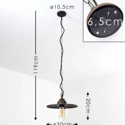 Lampe d'extérieur Mijas Rouille, 1 lumière