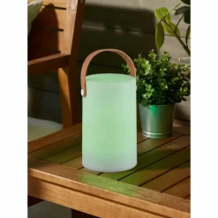 Lampe d'extérieur Reality ARUBA LED Blanc, 1 lumière, Changeur de couleurs