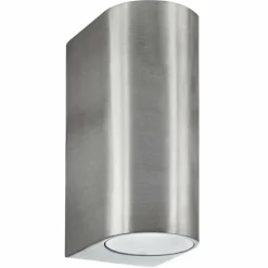 Lampe d'extérieur Searchlight ODU LED Argenté, 2 lumières