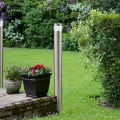 Lampe d'extérieur Searchlight BROOKLYN LED Acier inoxydable, 1 lumière