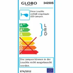 lampe extérieure Globo CALLISTO LED Clair, 1 lumière, Détecteur de mouvement