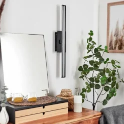 lampe miroir Aspers LED Noir, 1 lumière