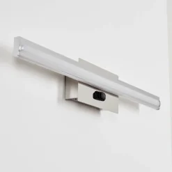 lampe miroir Aspers LED Chrome, 1 lumière