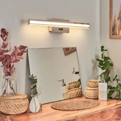 lampe miroir Aspers LED Chrome, 1 lumière