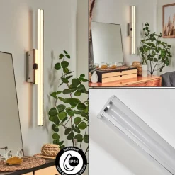 lampe miroir Aspers LED Chrome, 1 lumière