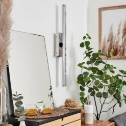 lampe miroir Aspers LED Chrome, 1 lumière