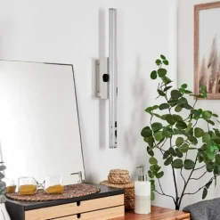 lampe miroir Aspers LED Chrome, 1 lumière