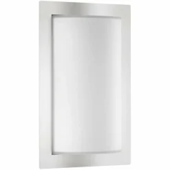 Lampe murale d'extérieur LCD LED Acier inoxydable, 1 lumière, Détecteur de mouvement