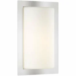 Lampe murale d'extérieur LCD LED Acier inoxydable, 1 lumière, Détecteur de mouvement