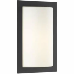 Lampe murale d'extérieur LCD Anthracite, 1 lumière, Détecteur de mouvement