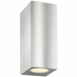 Lampe murale d'extérieur LCD LED Acier inoxydable, 2 lumières