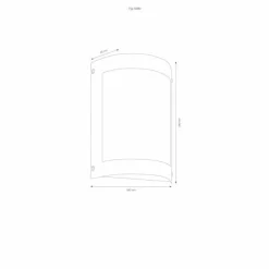 Lampe murale d'extérieur LCD Acier inoxydable, 1 lumière, Détecteur de mouvement