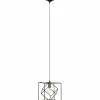 Lampe pendante Brilliant Tycho Cuivre, Noir, 1 lumière