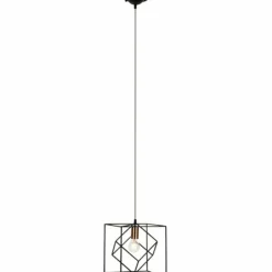 Lampe pendante Brilliant Tycho Cuivre, Noir, 1 lumière