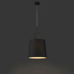 Lampe pendante Faro Tree Noir, 1 lumière