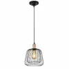 Lampe pendante Trio Sanna Cuivre, Noir, 1 lumière