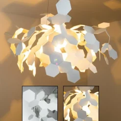 Lampe pendante Zavaluce Andromeda Blanc, 1 lumière