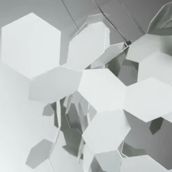 Lampe pendante Zavaluce Andromeda Blanc, 1 lumière