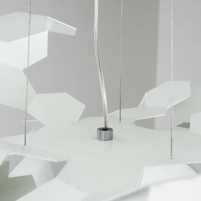 Lampe pendante Zavaluce Andromeda Blanc, 1 lumière