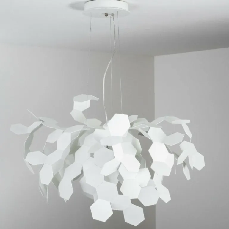 Lampe pendante Zavaluce Andromeda Blanc, 1 lumière
