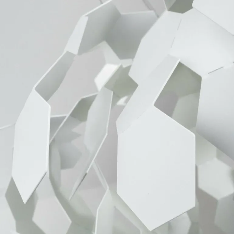 Lampe pendante Zavaluce Andromeda Blanc, 1 lumière