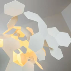 Lampe pendante Zavaluce Andromeda Blanc, 1 lumière