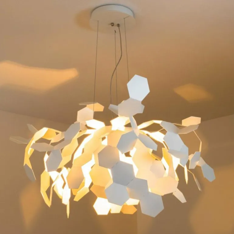 Lampe pendante Zavaluce Andromeda Blanc, 1 lumière