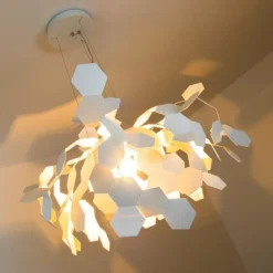 Lampe pendante Zavaluce Andromeda Blanc, 1 lumière