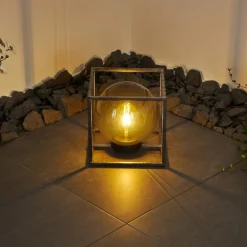 lampe solaire Albuquerque LED Argenté, 1 lumière