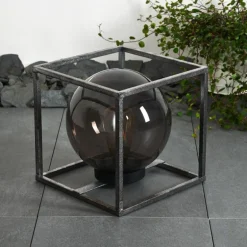 lampe solaire Albuquerque LED Argenté, 1 lumière