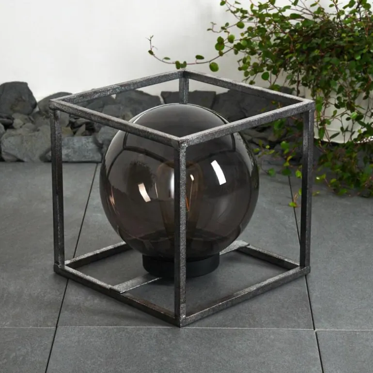 lampe solaire Albuquerque LED Argenté, 1 lumière