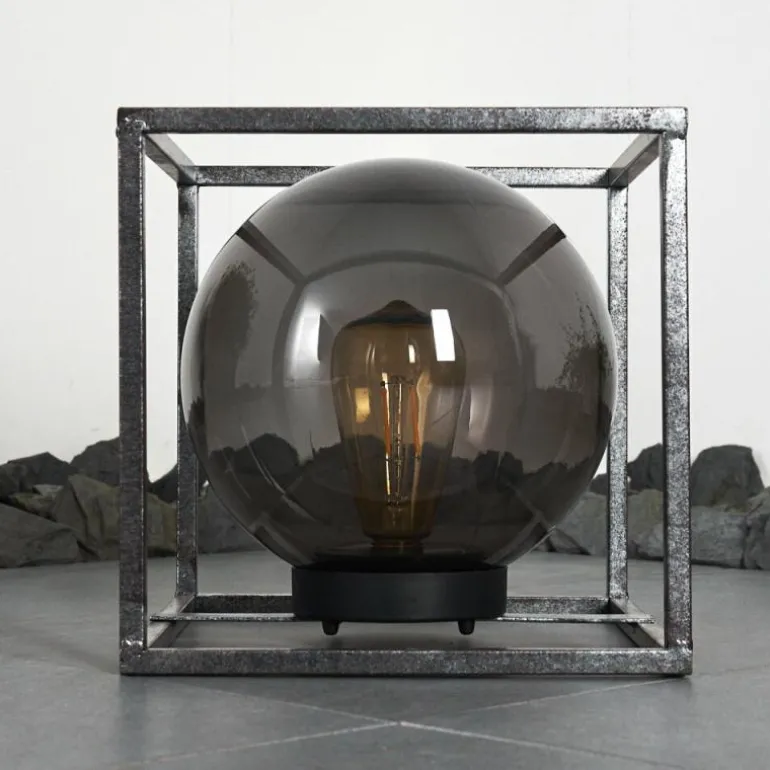 lampe solaire Albuquerque LED Argenté, 1 lumière