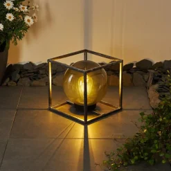 lampe solaire Albuquerque LED Argenté, 1 lumière