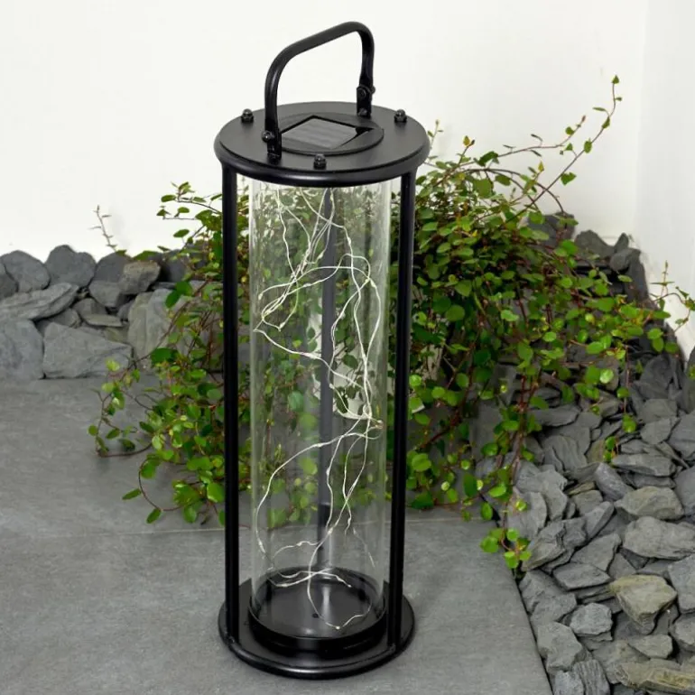 lampe solaire Aracaju LED Noir, 1 lumière