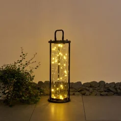 lampe solaire Aracaju LED Noir, 1 lumière